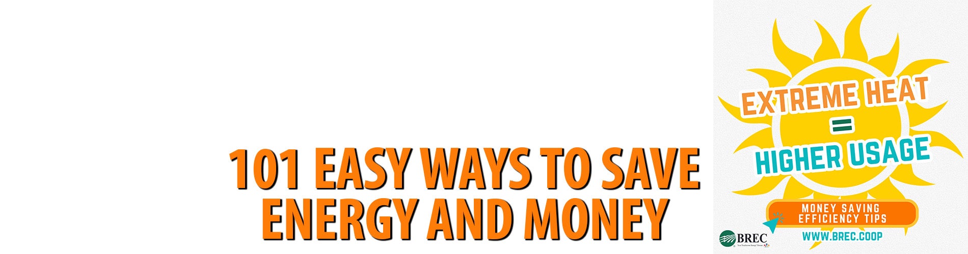 WAYS TO SAVE ENERGY