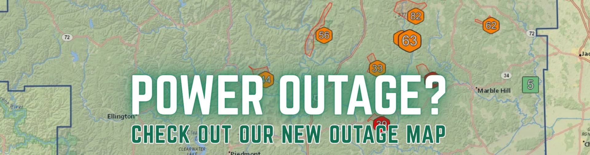 Outage map