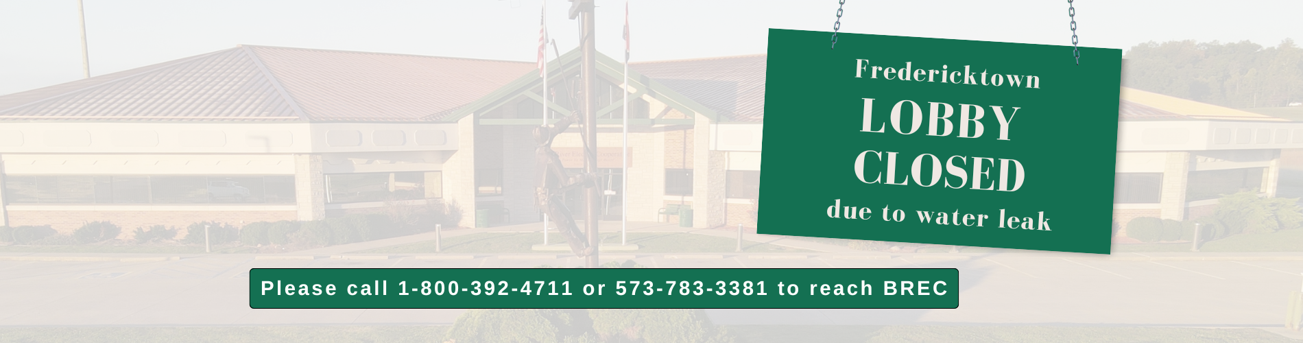 Lobby Closed March 19